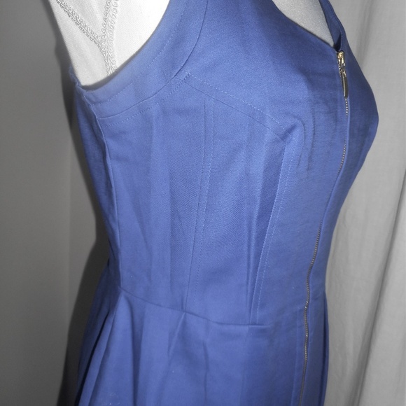 Worthington Blue Zipper Front Sheath Dress NWT 6P - Picture 7 of 8